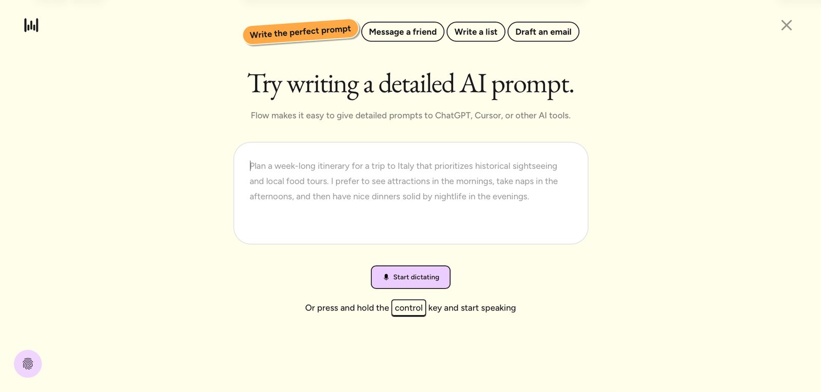 Wispr Flow dictation and AI editing demo