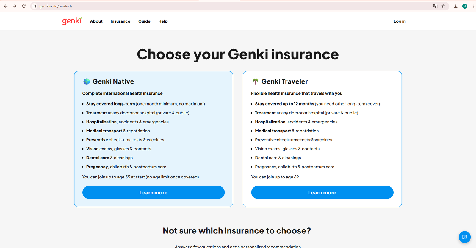 Genki pricing and plan information